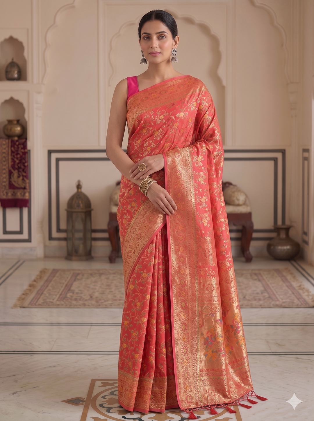 Handwoven Banarasi saree