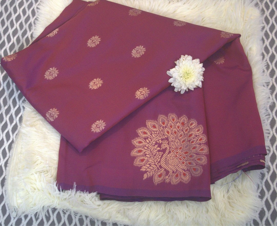 SOFT SILK - PEACOCK SAREE