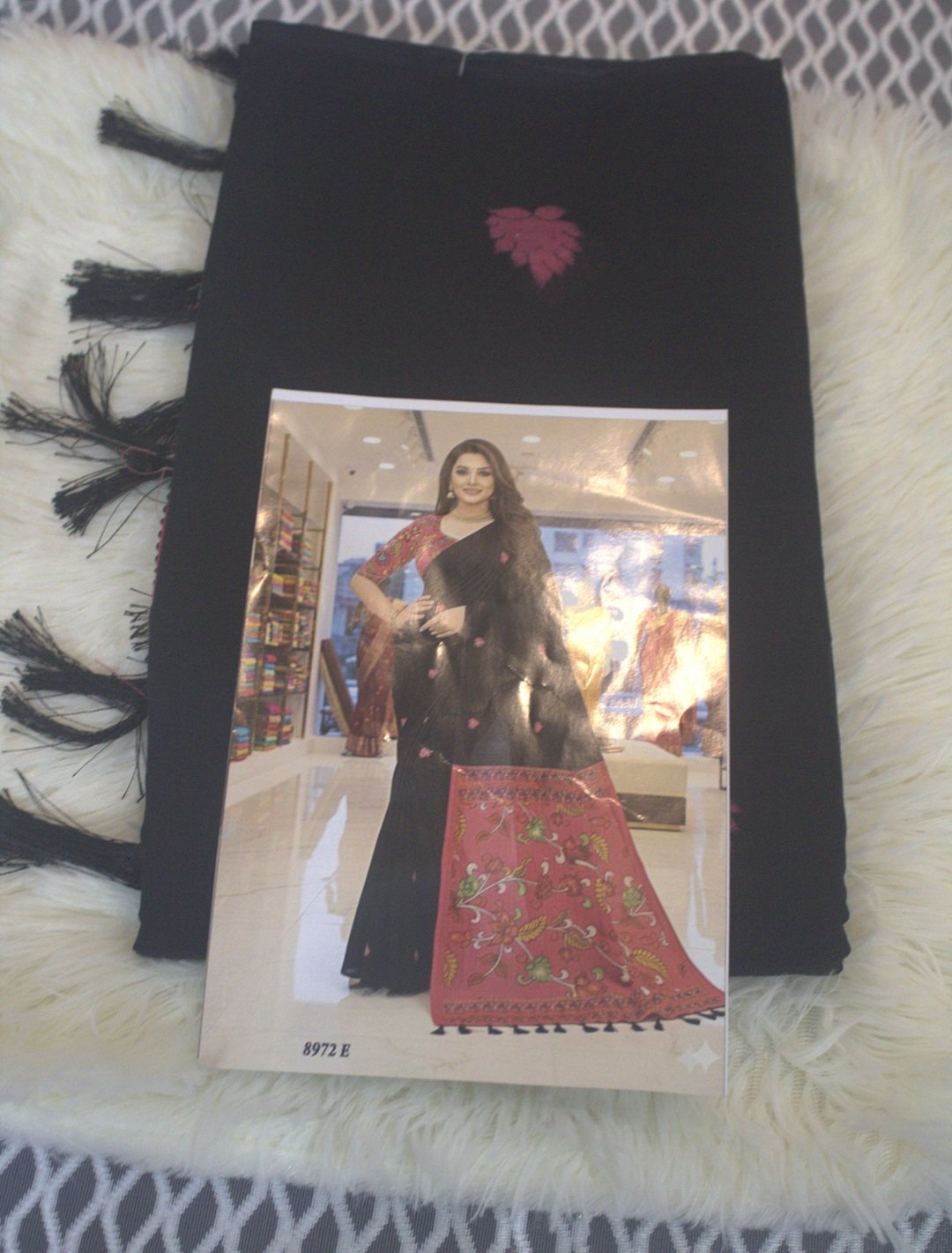 BLACK KALAMKARI LINEAN