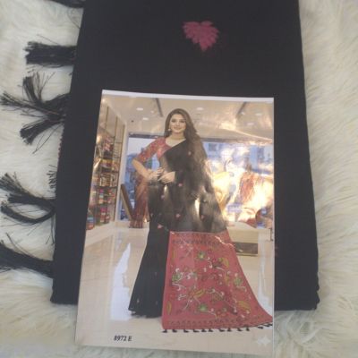 BLACK KALAMKARI LINEAN