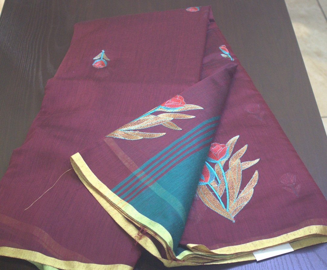 TULIP COTTON MAROON