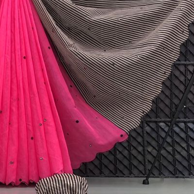linen saree