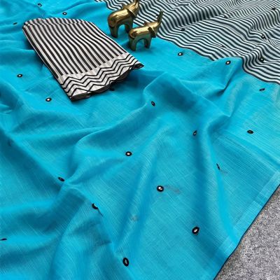 linen saree